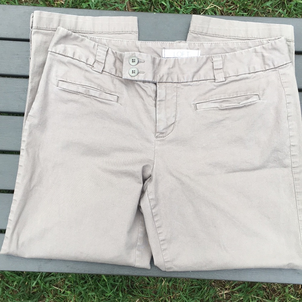 Ann Taylor LOFT size 4 Capri pants NICE! - Picture 5 of 6